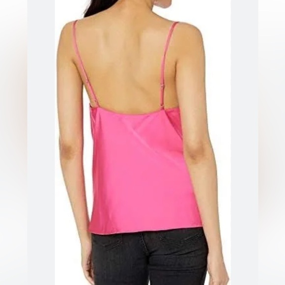 NWT Cami XXL The Drop Christy Cami Hot Pink Satin Adjustable Spaghetti Straps - Picture 4 of 16